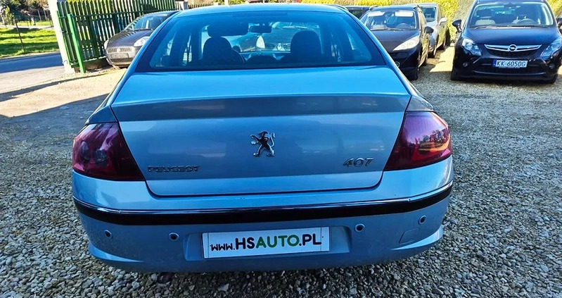 Peugeot 407 cena 9999 przebieg: 136000, rok produkcji 2004 z Sępopol małe 667